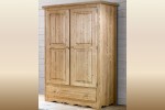 Armoire penderie lingère 3 étagères / CHATEL