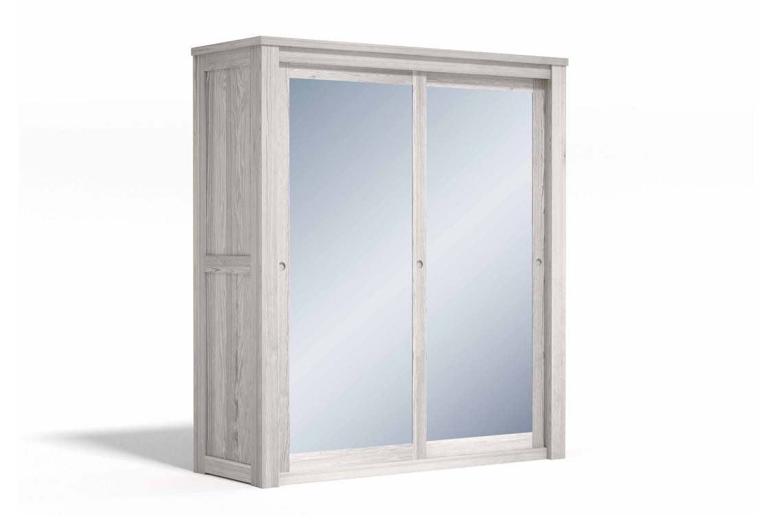 ARMOIRE À PORTES COULISSANTES AVEC MIROIRS / VOLDA