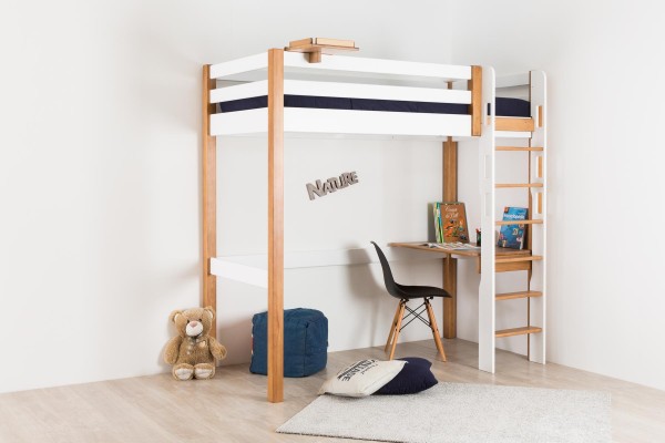 Lit mezzanine pour petits espaces avec bureau 90 / ANETO