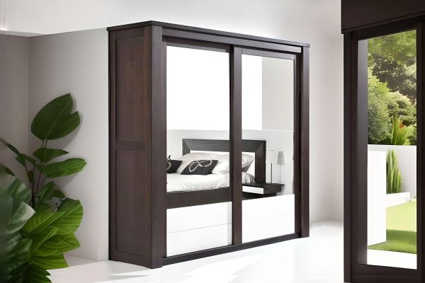 Armoire Duo à portes miroirs coulissantes