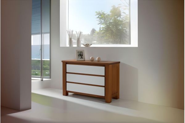 Commode Duo – façades en bois brossé