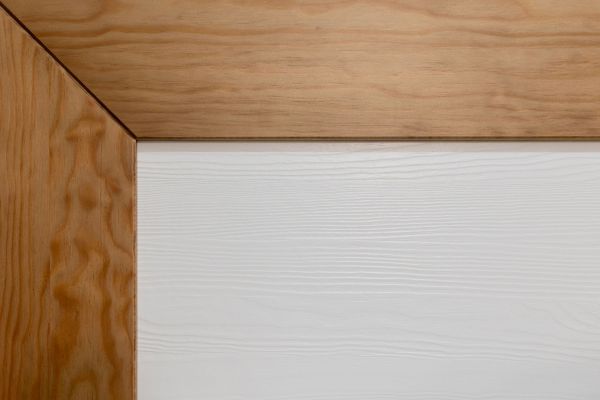 Lit Duo à panneau en bois brossé