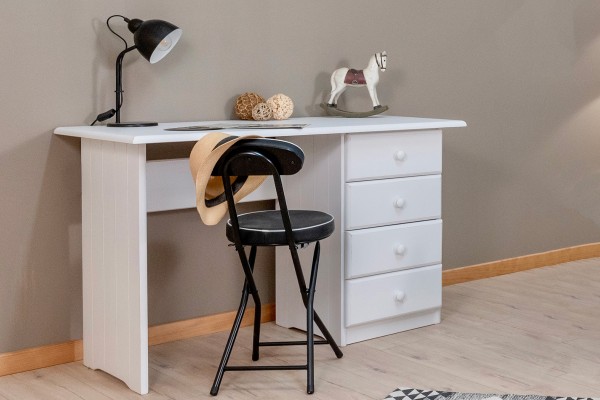 Bureau enfant style classique avec 4 tiroirs MAÉ