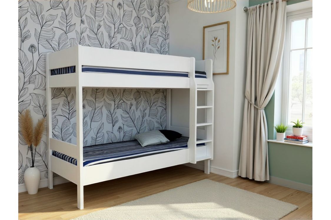 Lit solide superposé en bois massif SAINT LARY Lit solide superposé en bois massif SAINT LARY