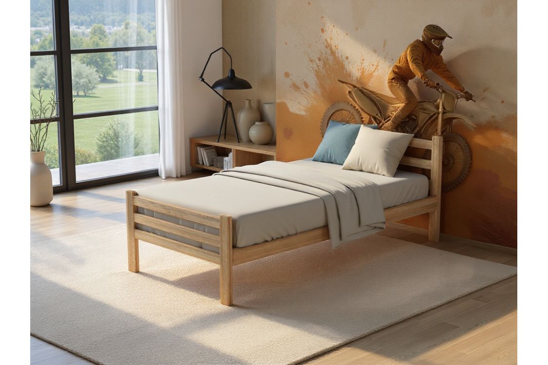 Lit en pin massif FIDJI Lit en pin massif FIDJI