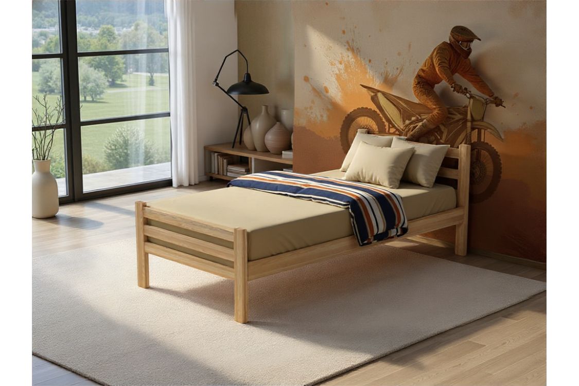 Lit en pin massif FIDJI Lit en pin massif FIDJI