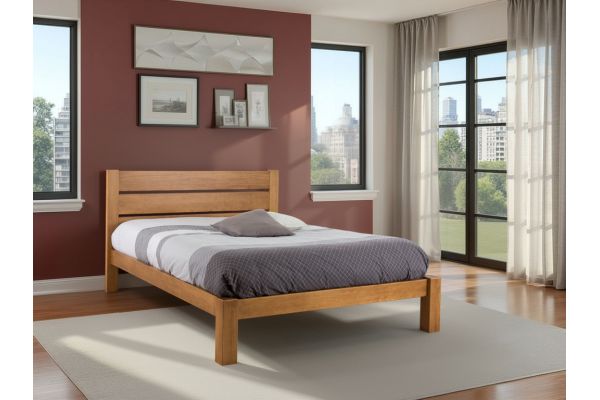 Lit design en pin massif VOLDA