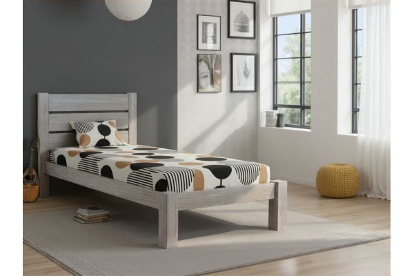 Lit design en pin massif VOLDA