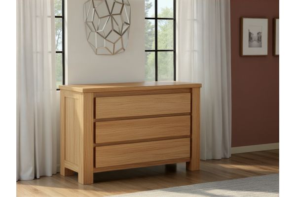 Commode 3 tiroirs sans poignée VOLDA