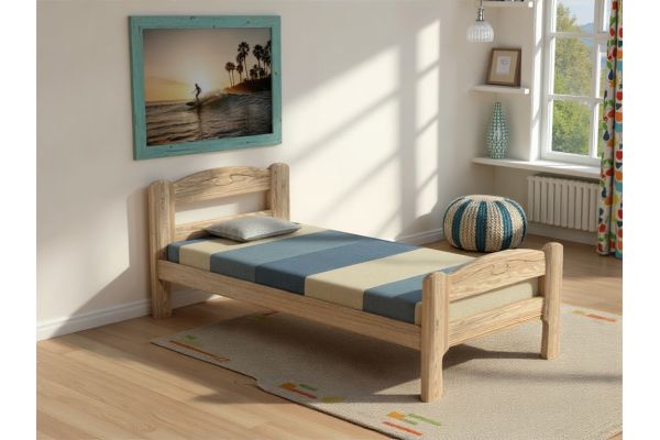 Lit avec gravure LUNA