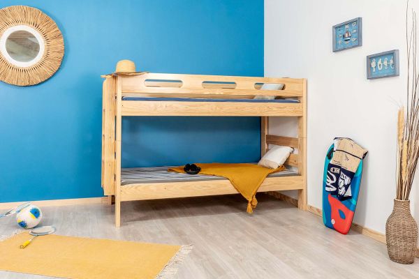Lit superposé dissociable en bois massif / tana